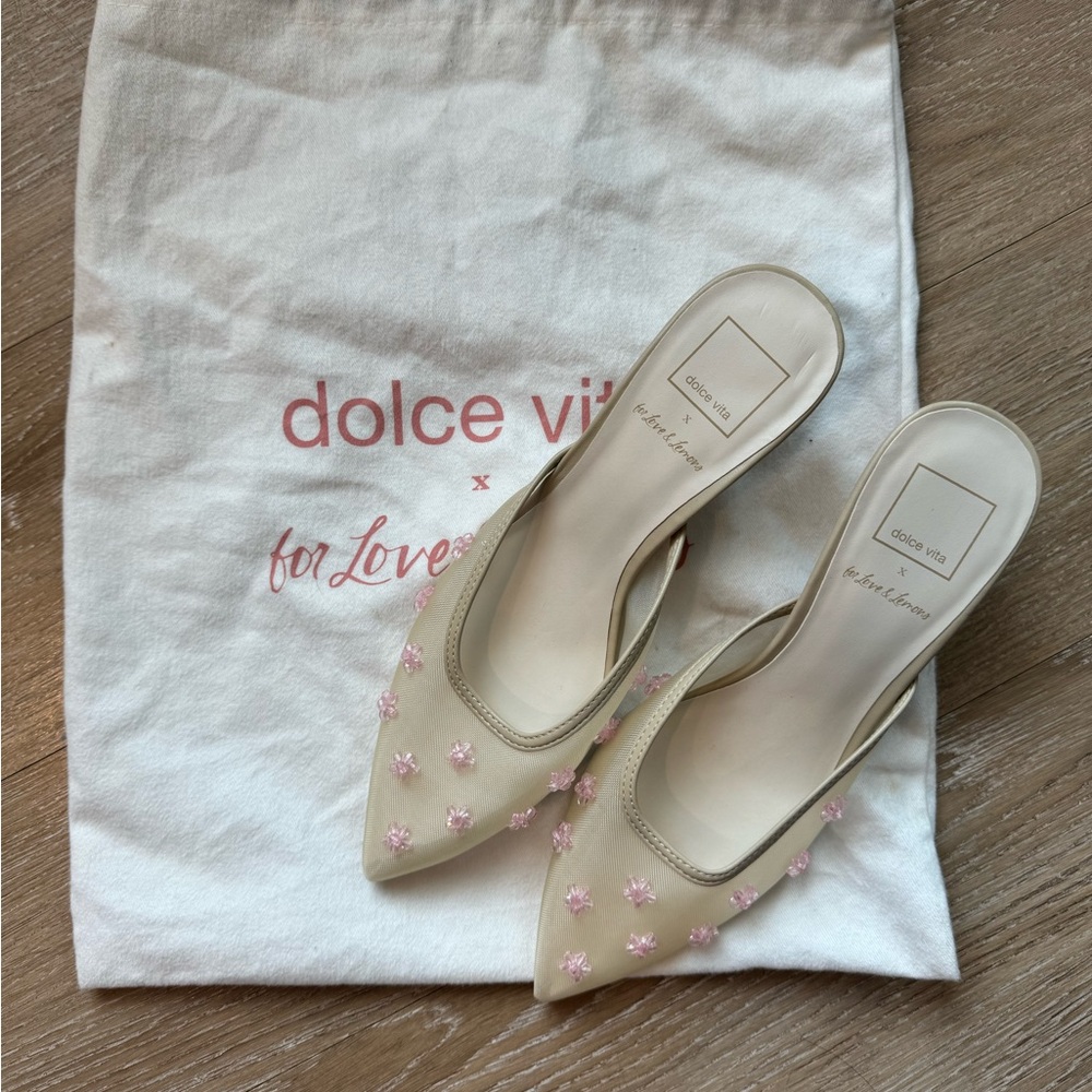 Dolce Vita x For Love and Lemons Mesh Heels